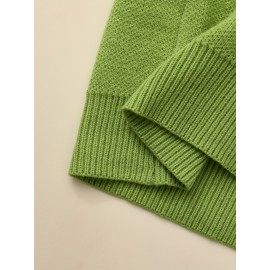 [Soft Thermal Sweater] Soft & Comfortable Women's Thermal Round-Neck Loose Fit Long Sleeve Sweater | All-Season Casual Top, Solid Color, Easy Care Hand Wash/Dry Clean, Medium Stretch, Clean Design