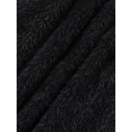 [Soft Thermal Sweater] Soft & Comfortable Women's Thermal Round-Neck Loose Fit Long Sleeve Sweater | All-Season Casual Top, Solid Color, Easy Care Hand Wash/Dry Clean, Medium Stretch, Clean Design