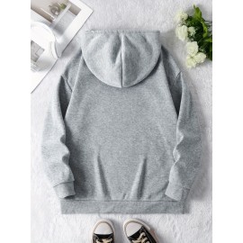 Women's Soccer Mom Graphic Hoodie - Cozy Fall & Winter Pullover with Drawstring, Beige Casual Sweatshirt Featuring 