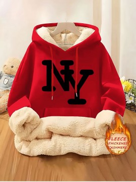 Women'S Cozy Fleece-Lined Hoodie with 