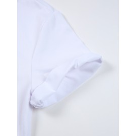 Disney Minnie Mouse 32nd Birthday T-Shirt - Black Casual Short Sleeve Tee with Pink Bow & Red Accents, Lightweight Polyester, Perfect Gift for Disney Fans, Spring/Summer Wear, Disney Shirts