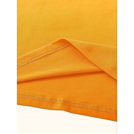 Women's Vintage Graphic T-Shirt - Retro Good Times Text & Group Photo Print Tee - Bright Orange Casual Summer Shirt - Lightweight Everyday Streetwear Top for Women, Relaxed Weekend Wear, Bold Typography Design, Easy Care Clothing, Fashion Enthusiasts