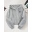Women'S Casual Gray Hoodie with Double Bow Print - Long Sleeve, Zip-Up Pullover, All-Season Comfort, Casual Wear Hoodie|Casual Style Hoodie|Zippered Hoodie